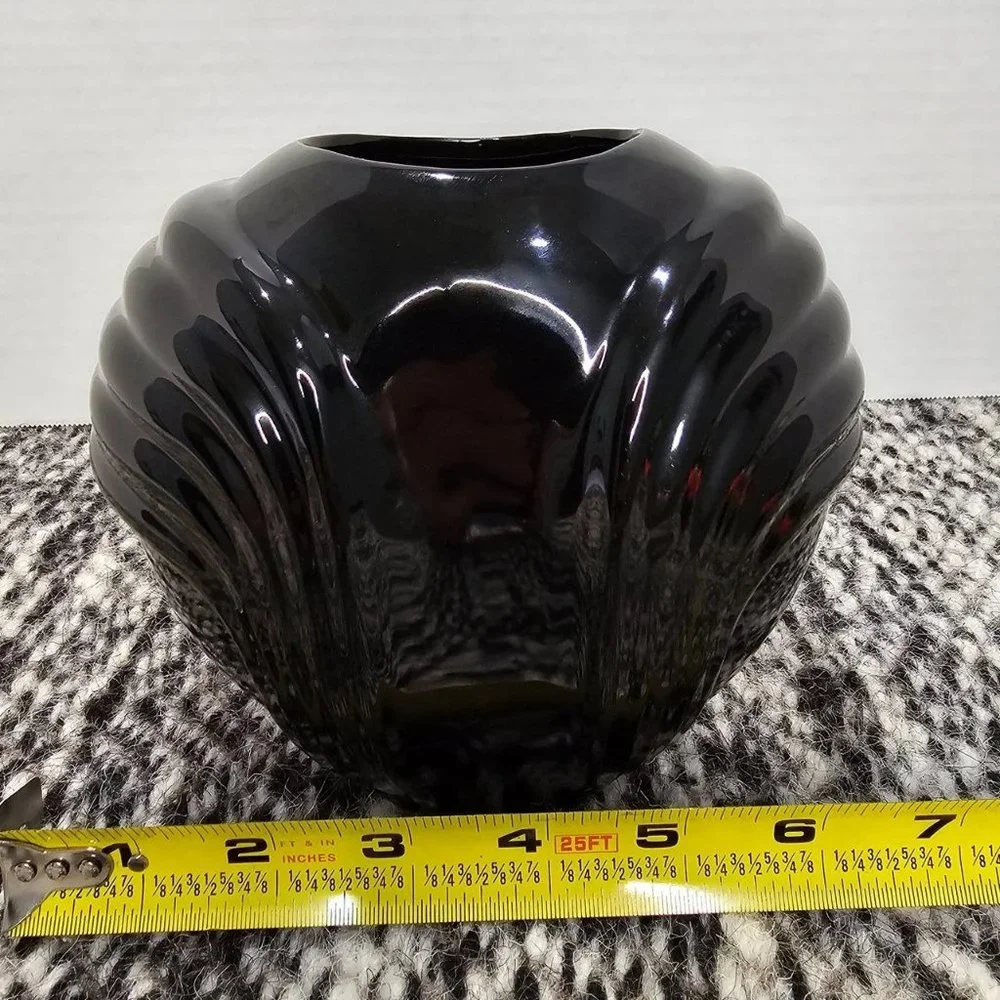Vintage Frankel 1980's Art Deco Ceramic Vase‎